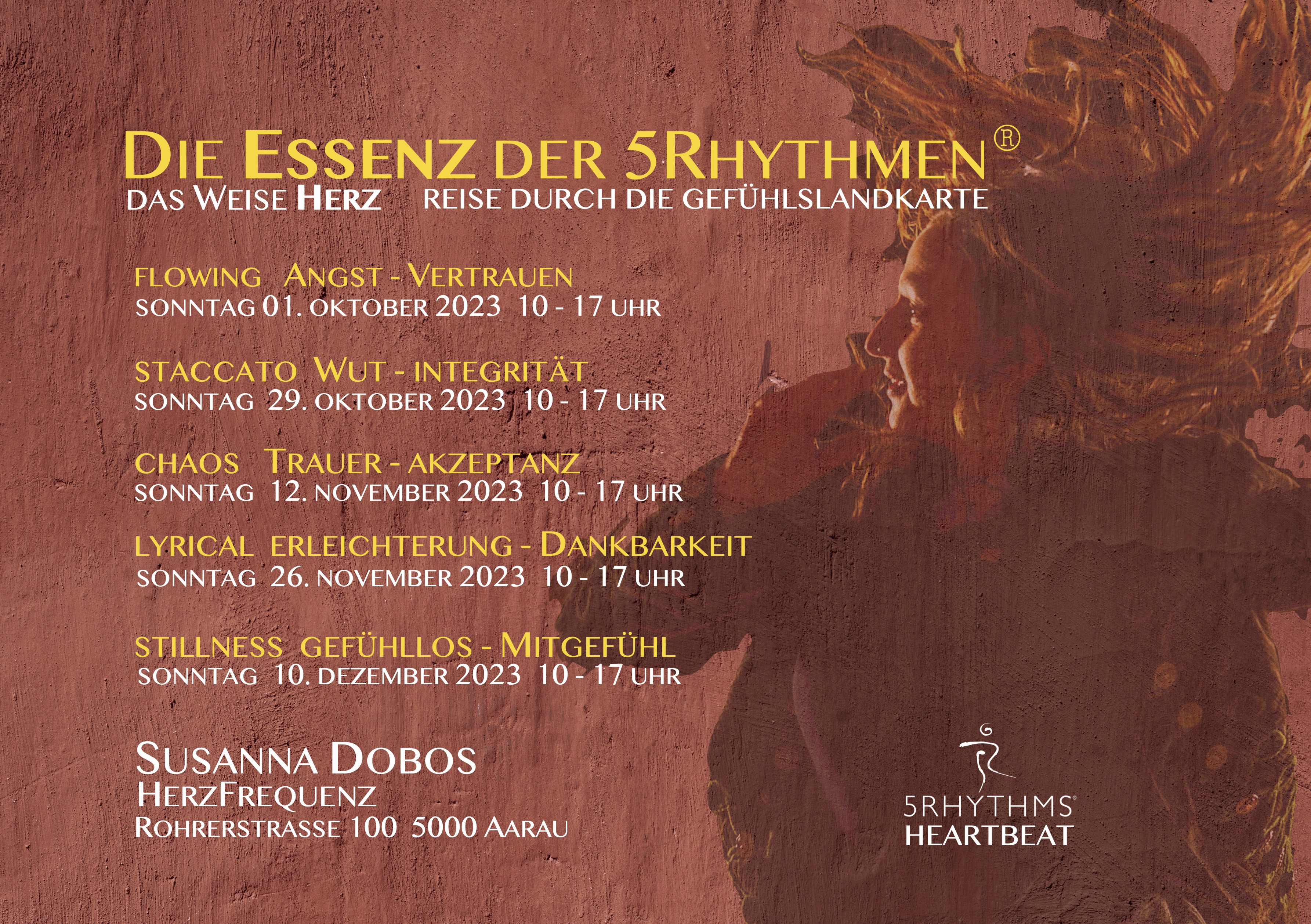 Eine 5-teilige Reise durch die 5Rhythms Gefühlslandkarte